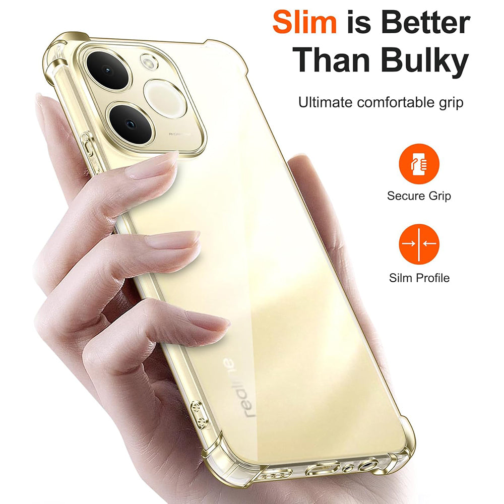 Techsuit - Shockproof Clear Silicone - Oppo Find X9 Pro - Clear