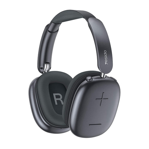 Yesido - Wireless Headphones (EP10) - with Bluetooth, Hi-Fi, Support Jack, 400mAh - Black