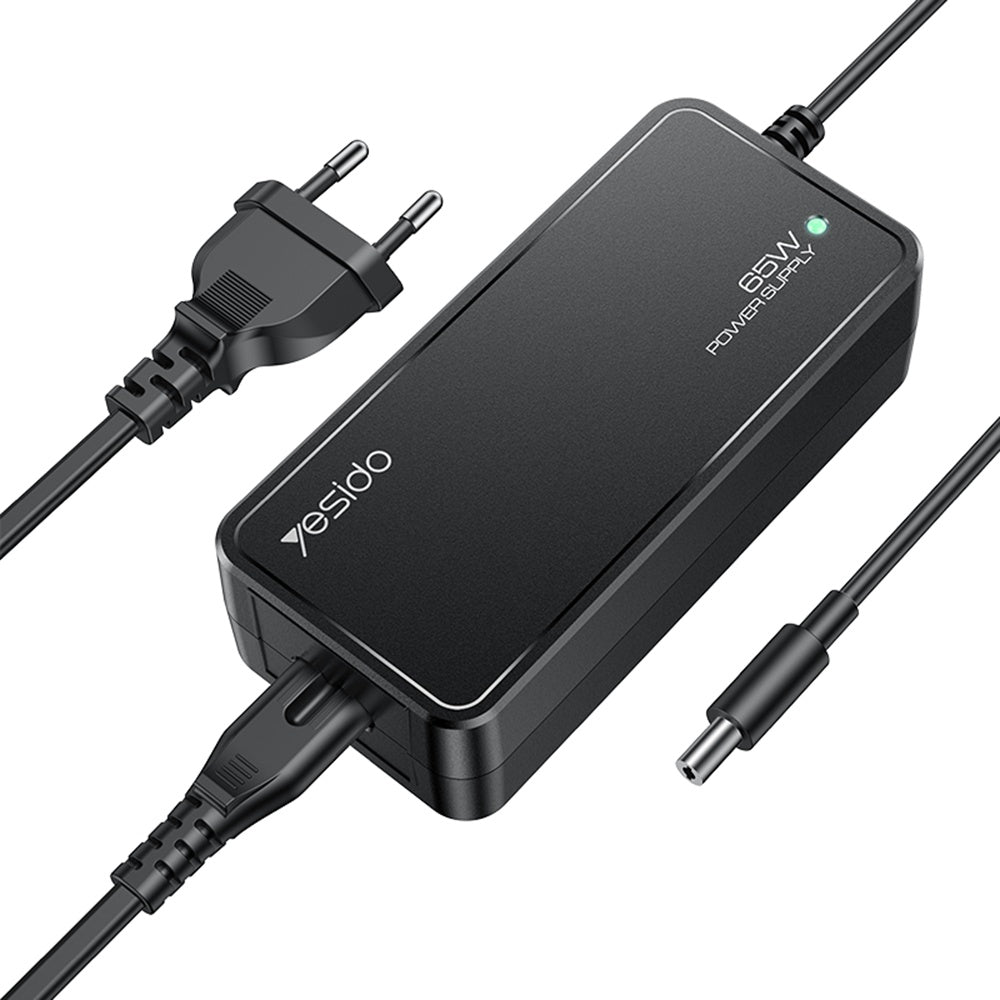 Adaptor pentru Alimentare Laptop, Compatibilitate Universala - Yesido (CG11E)  - Black