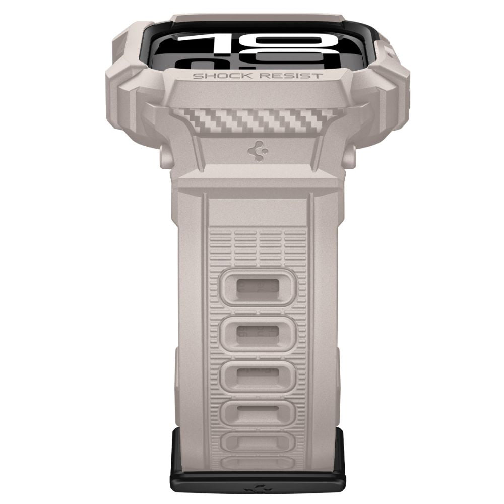 Spigen - Rugged Armor Pro V2 (ACS10496) - Apple Watch 10 42mm / Watch 11 42mm - Dune Beige