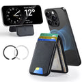 ESR - Classic Magnetic Wallet Stand (3C13210300165) - with Magnetic Ring, Vegan Leather, Adjustable, 3x Card Slots - Bla