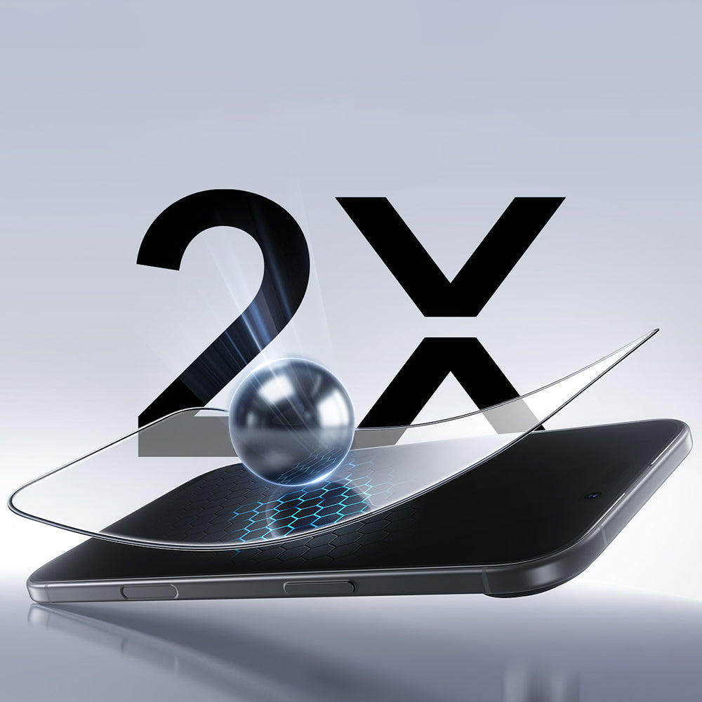 ESR - Tempered Glass UltraFit (2pack) - iPhone 16 Pro/ iPhone 17 - Black
