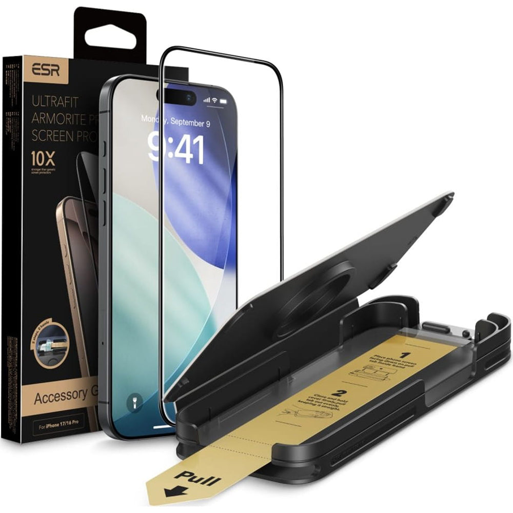 ESR - Corning Gorilla Glass UltraFit™ - iPhone 17 Pro Max - Black