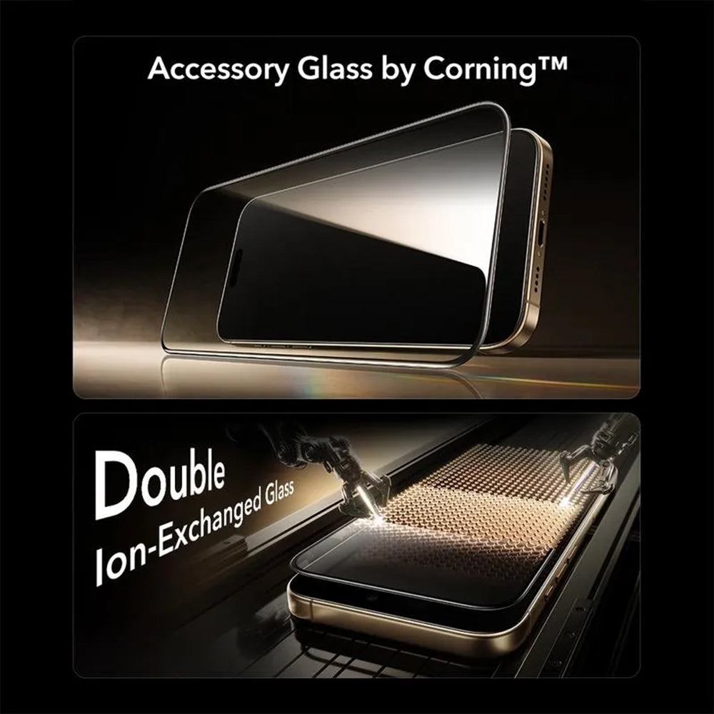 ESR - Corning Gorilla Glass UltraFit™ - iPhone 17 Pro Max - Black