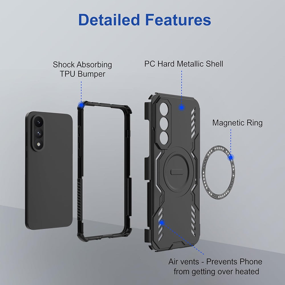 Techsuit - ArmorMag Case - Xiaomi 15T - Black