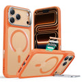 ESR - Classic Hybrid HaloLock Kickstand - iPhone 17 Pro - Frosted Orange