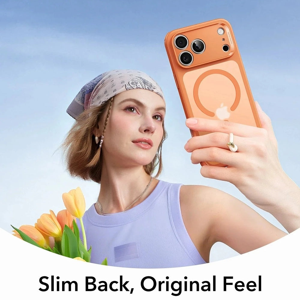 ESR - Classic Hybrid HaloLock - iPhone 17 Pro - Frosted Orange