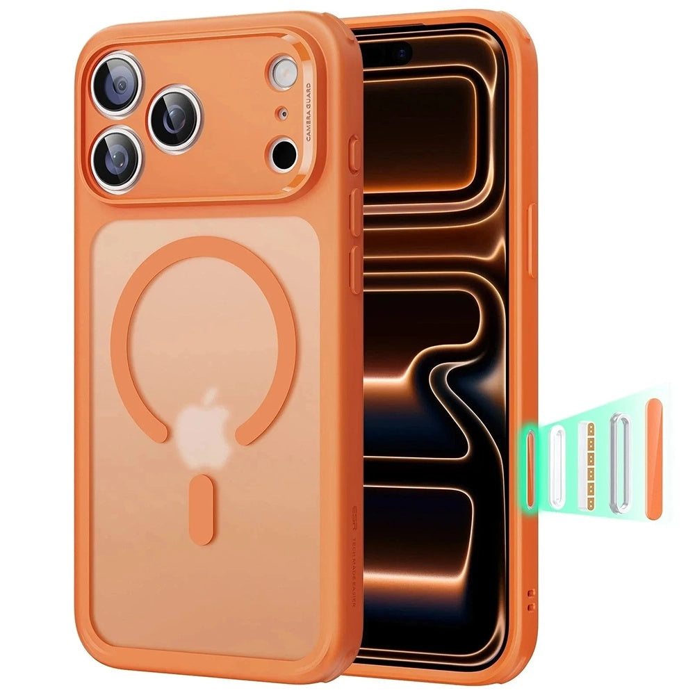 ESR - Classic Hybrid HaloLock - iPhone 17 Pro - Frosted Orange