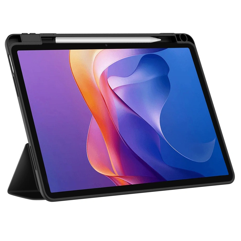 Techsuit - Flex Trifold (with Pencil Holder) - Samsung Galaxy Tab A11 / A9 - Black