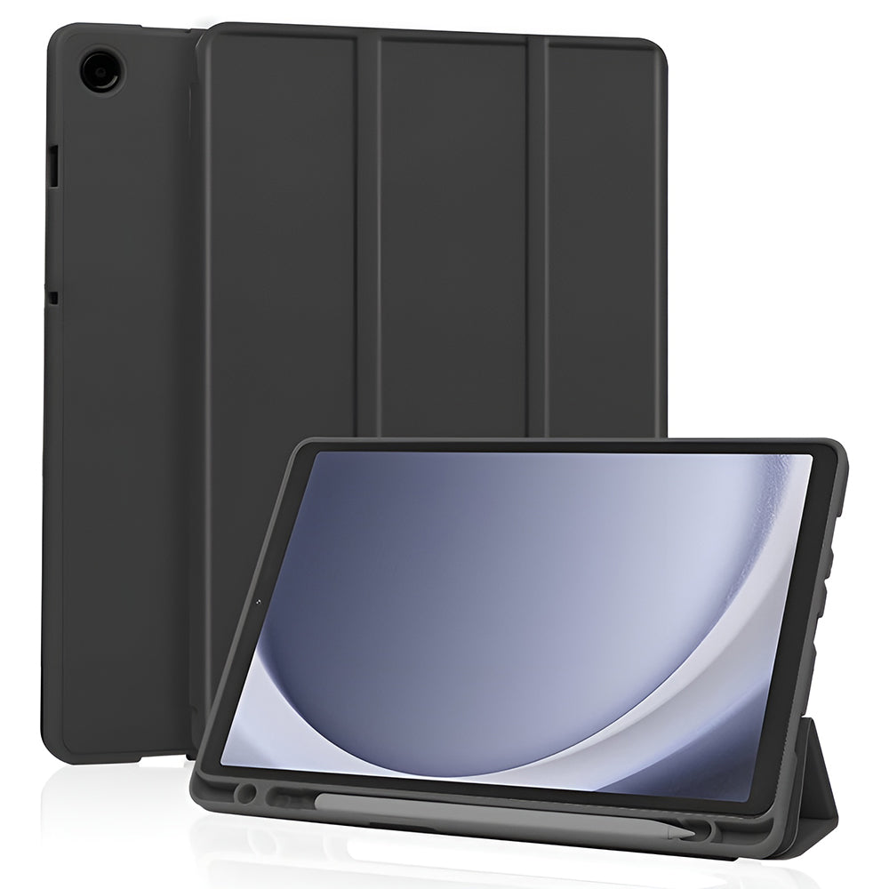 Techsuit - Flex Trifold (with Pencil Holder) - Samsung Galaxy Tab A11 / A9 - Black