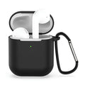 Techsuit - Silicone Case - for for AirPods 1 / AirPods 2, Smooth Ultrathin Material - Black