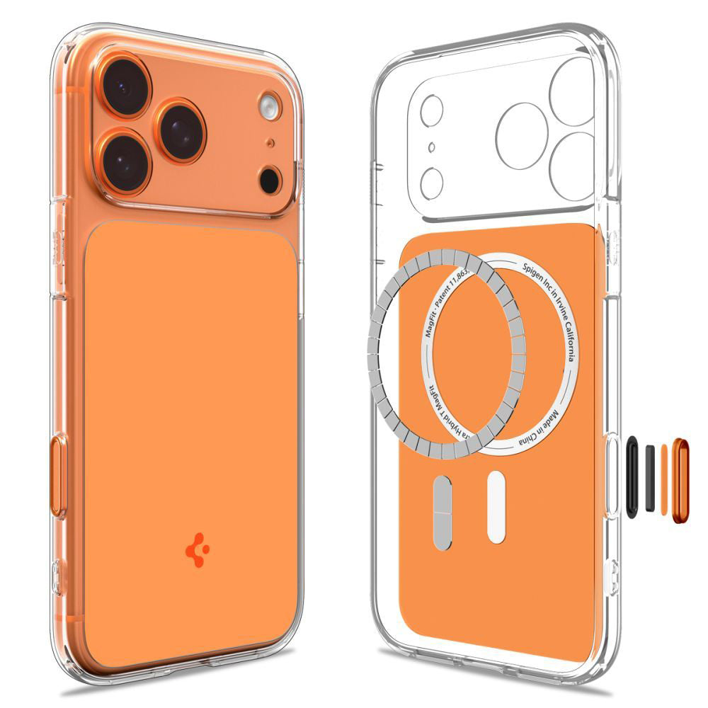 Spigen - Ultra Hybrid T MagSafe (ACS10477) - iPhone 17 Pro - Glossy Orange