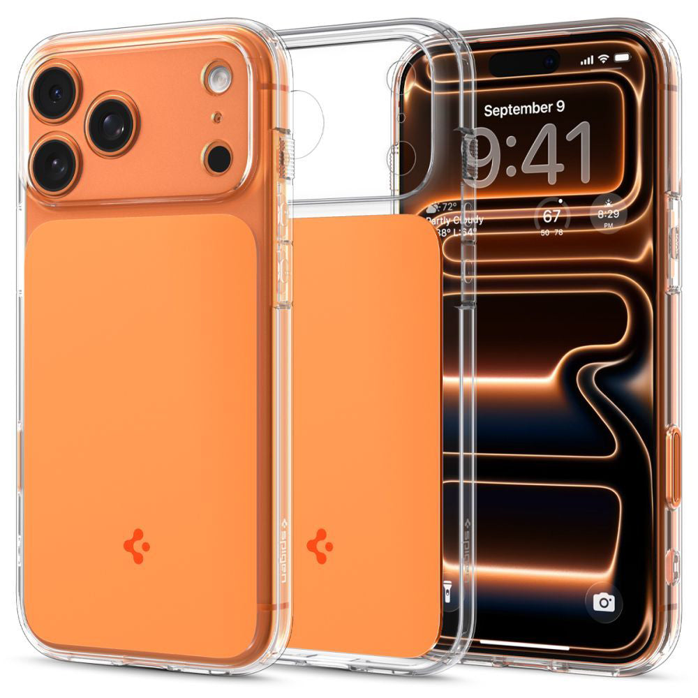 Spigen - Ultra Hybrid T MagSafe (ACS10474) - iPhone 17 Pro Max - Glossy Orange