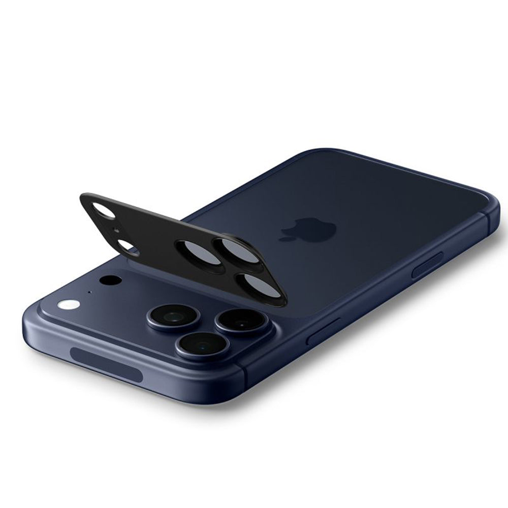 Spigen - Optik.tR EZ Fit Pro XL Camera Glass (AGL10649) - iPhone 17 Pro Max - Black