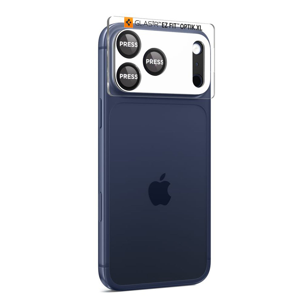 Spigen - Optik.tR EZ Fit Pro XL Camera Glass (AGL10649) - iPhone 17 Pro Max - Black