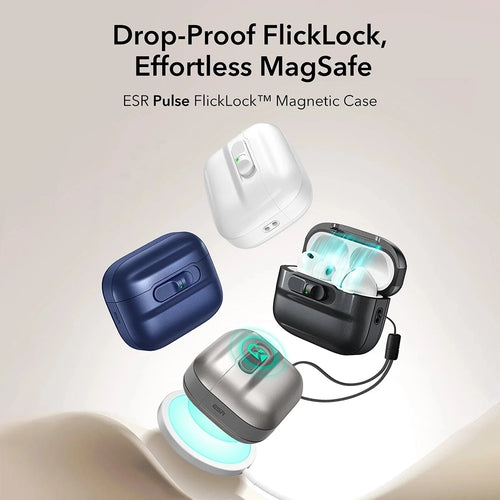 ESR - Pulse Magnetic FlickLock - Apple AirPods Pro 3 - Dark Blue