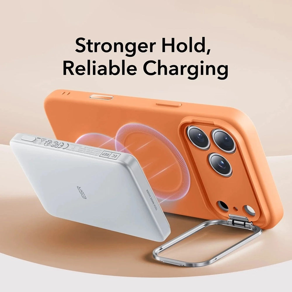 ESR - Cloud Soft HaloLock Kickstand - iPhone 17 Pro Max - Orange