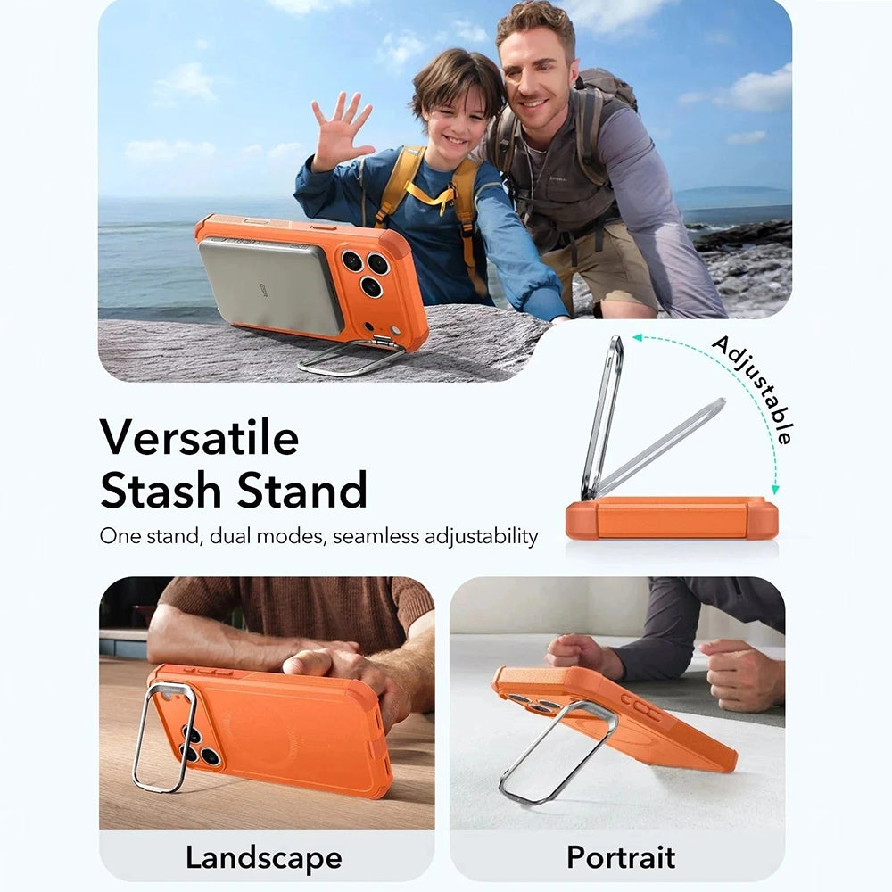 ESR - Cyber Armor Kickstand - iPhone 17 Pro - Orange