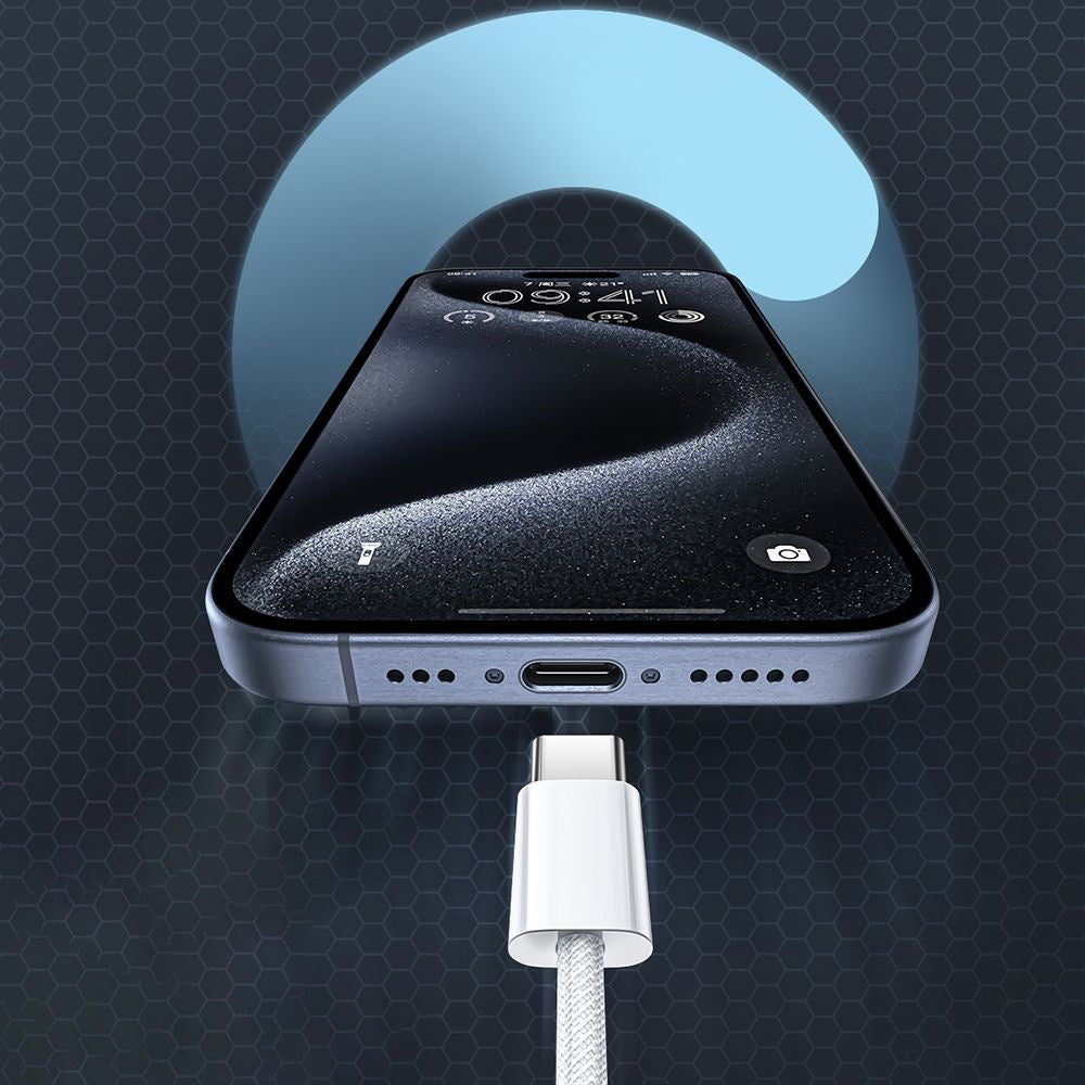 Mcdodo - Data Cable (CA-5690) - USB-C to USB-C, PD Fast Charging, 3A, 60W, 480Mbps, 1m - White