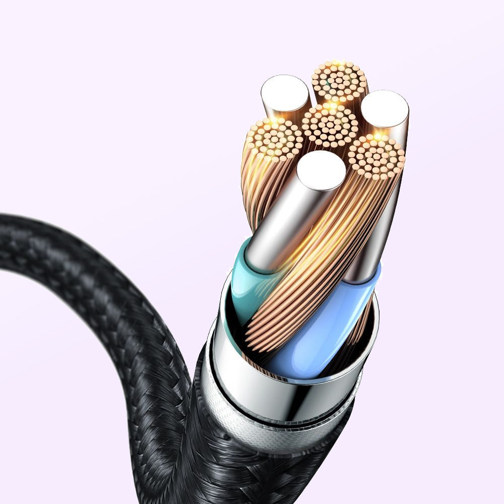 Mcdodo - Data Cable (CA-0010) - with Auto Brightness Adjustment, USB-A to Lightning, 3A, 1.2m - Black