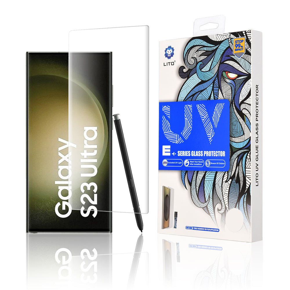 Lito - 3D UV Glass - Samsung Galaxy S23 Ultra - Clear