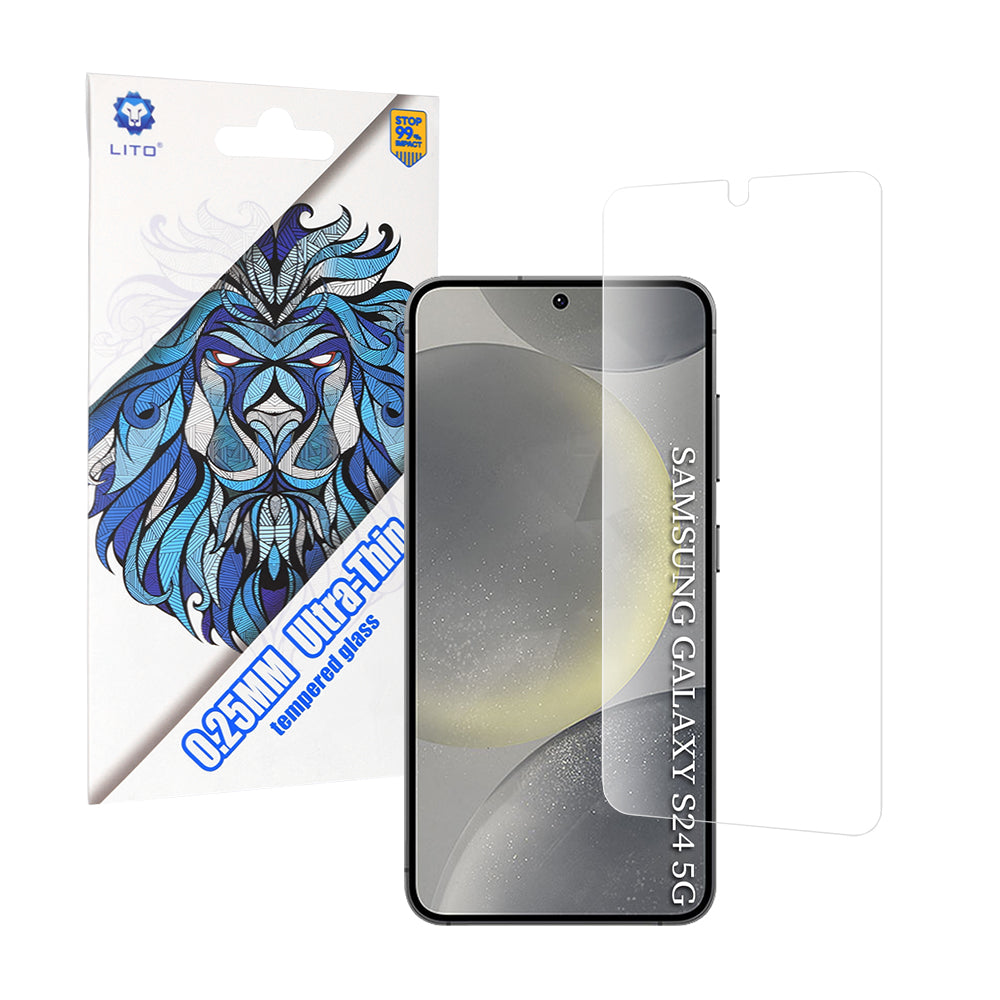 Lito - 2.5D Classic Glass Ultra Thin - Samsung Galaxy S24 / S25 - Clear