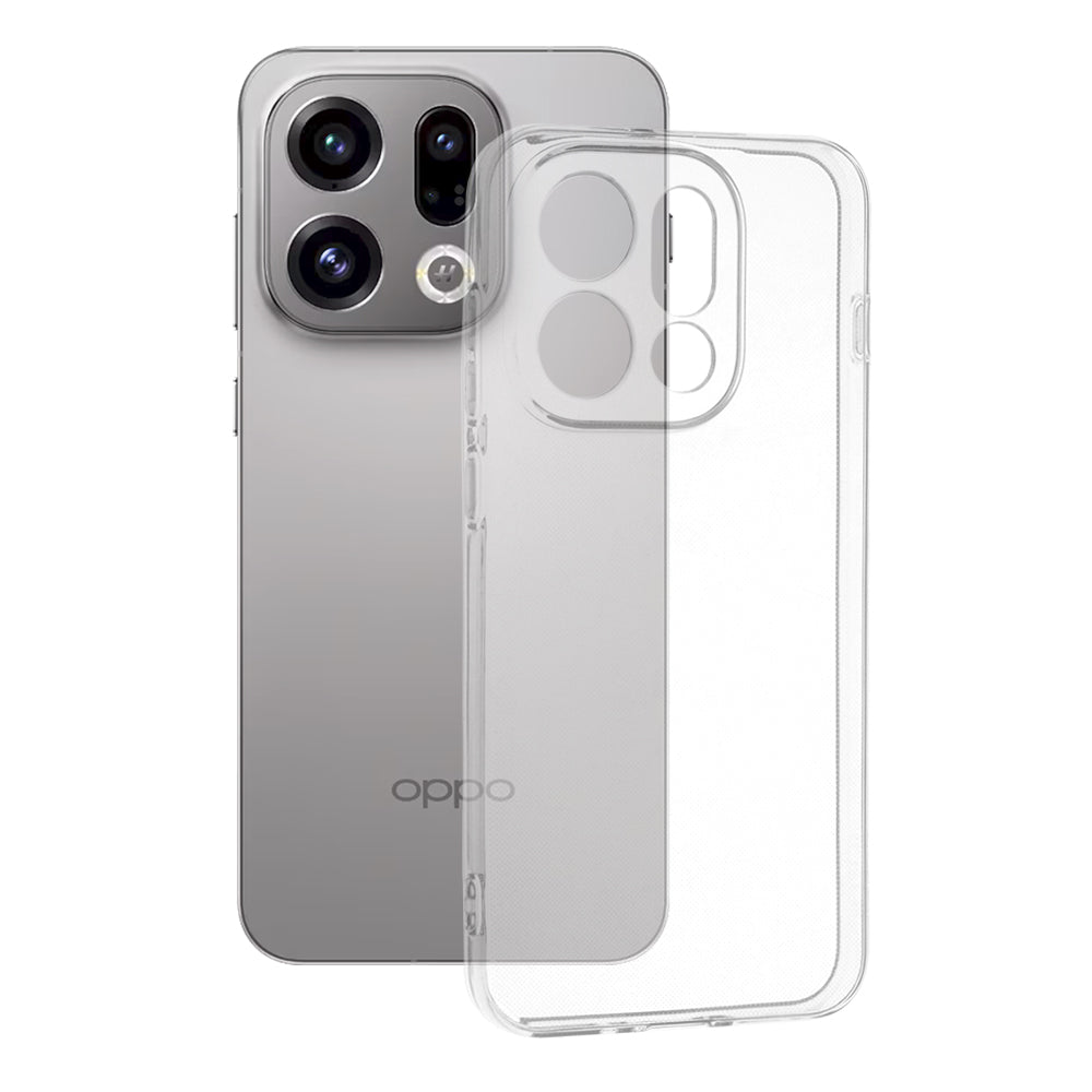 Techsuit - Clear Silicone - Oppo Find X9 - Transparent
