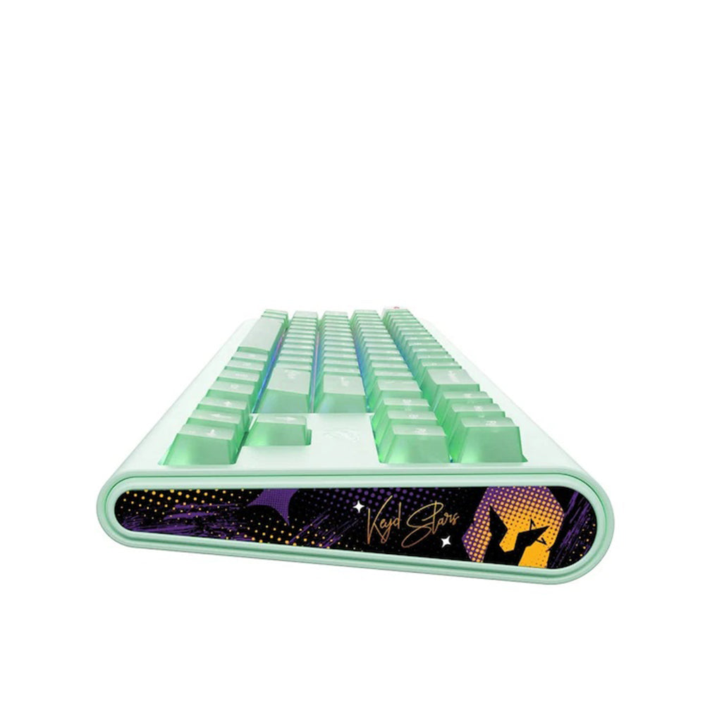 Havit - Gaming Keyboard (KB896L) - USB-C, with RGB Lights, 71 Keys, 1.2m, 350mA, 5V - Green