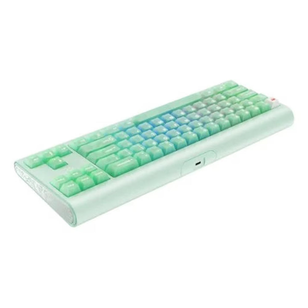 Havit - Gaming Keyboard (KB896L) - USB-C, with RGB Lights, 71 Keys, 1.2m, 350mA, 5V - Green