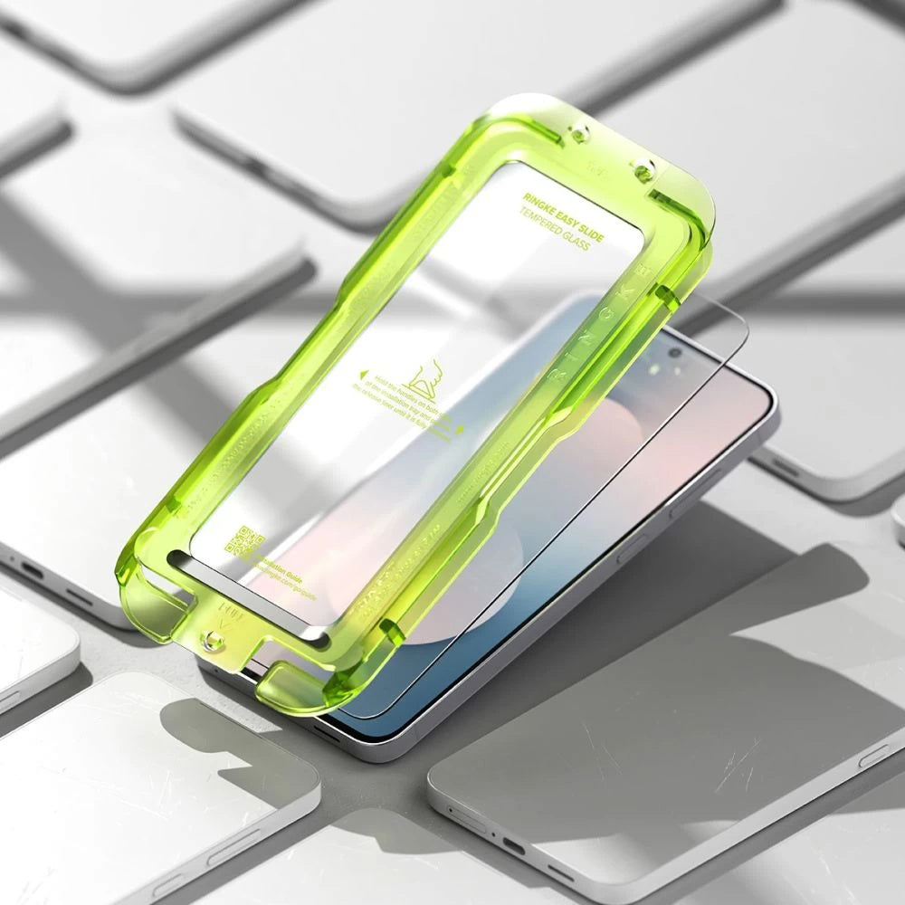 Ringke - Easy Slide Tempered Glass (2 pack) - Samsung Galaxy S25 FE - Clear