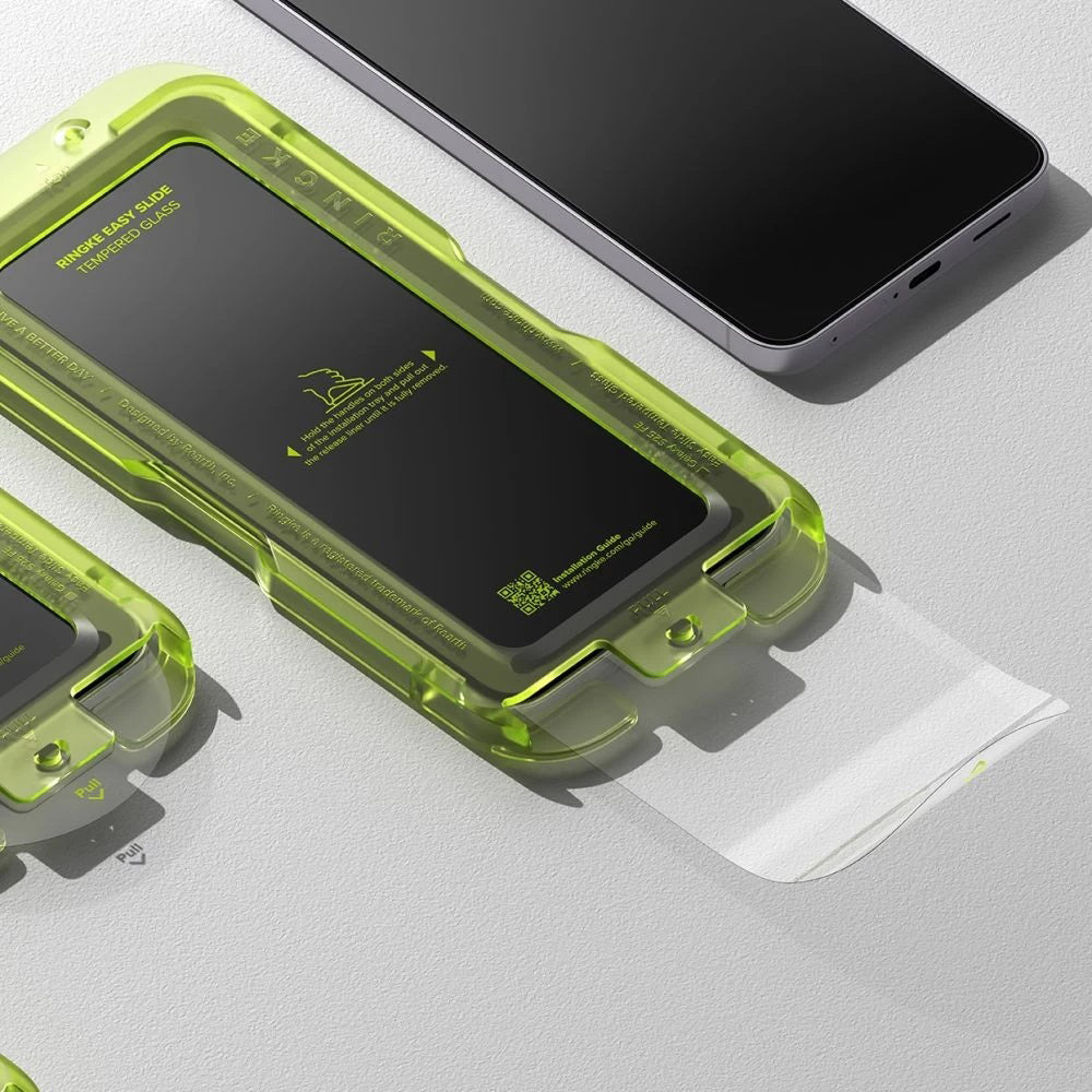 Ringke - Easy Slide Tempered Glass (2 pack) - Samsung Galaxy S25 FE - Clear