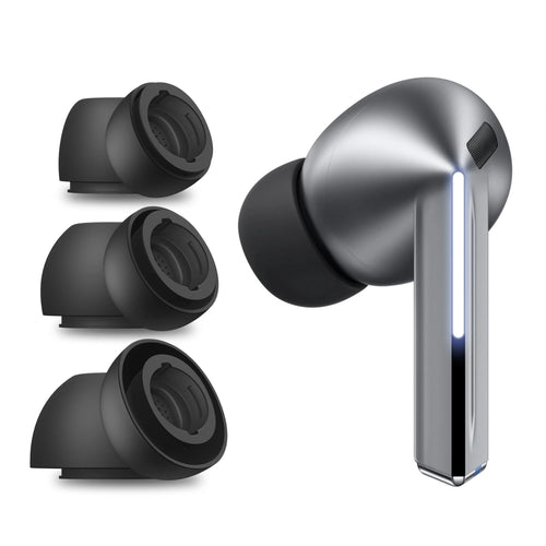 Techsuit - (3 pack) Replacement Ear Tips AirVibe (ET3) -for Samsung Galaxy Buds 3 Pro, Premium Silicone S, M, L Sizes - 