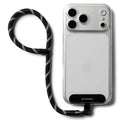 Ringke - Universal Holder Hand Strap Link Flow P-Type - Crossbody Lanyard for Phone Cases, Adjustable - Shade Black