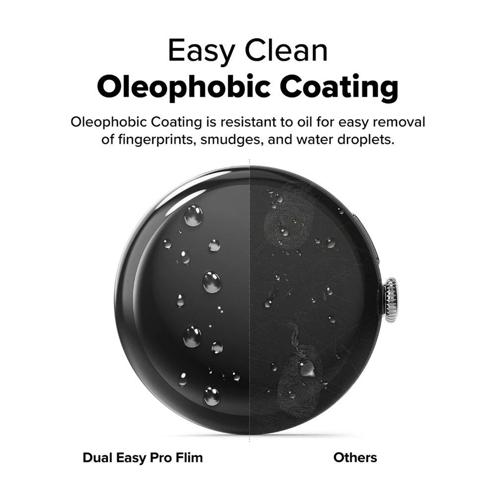 Ringke - Dual Easy Pro Film (2 pack) - Google Pixel Watch 4 45mm - Clear
