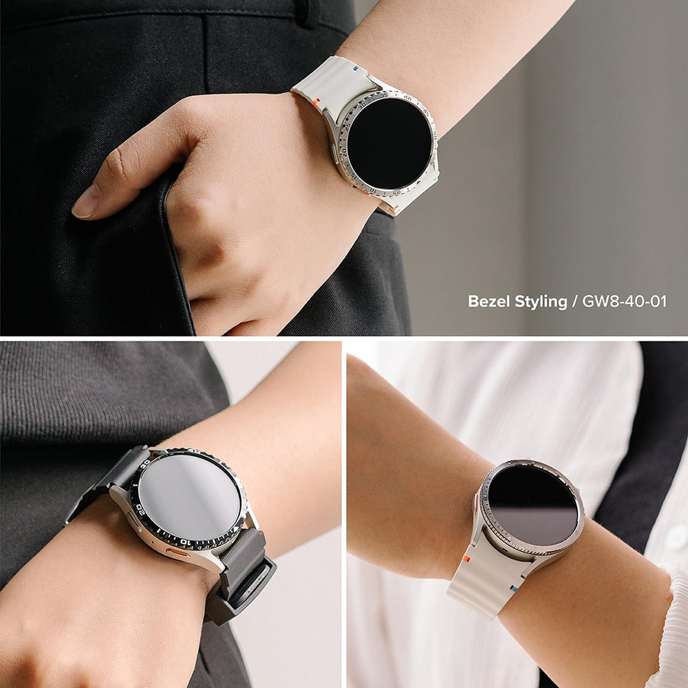 Ringke - Inner Bezel Styling - Samsung Galaxy Watch8 Classic - Silver (GW8C-46-IN-01)