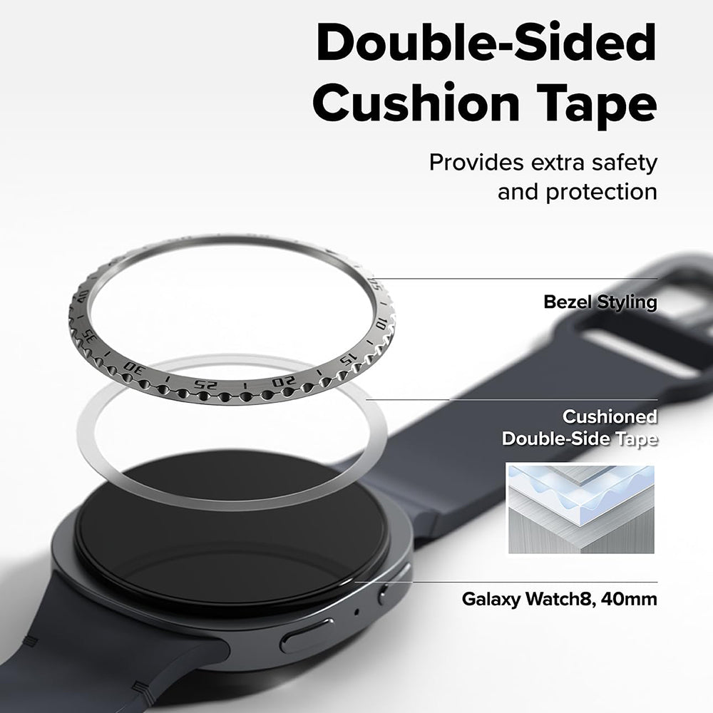Ringke - Inner Bezel Styling - Samsung Galaxy Watch8 Classic - Black (GW8C-46-IN-02)