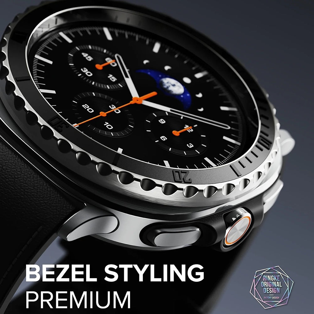 Ringke - Premium Bezel Styling - Samsung Galaxy Watch8 Classic - Black (GW8C-46-96)