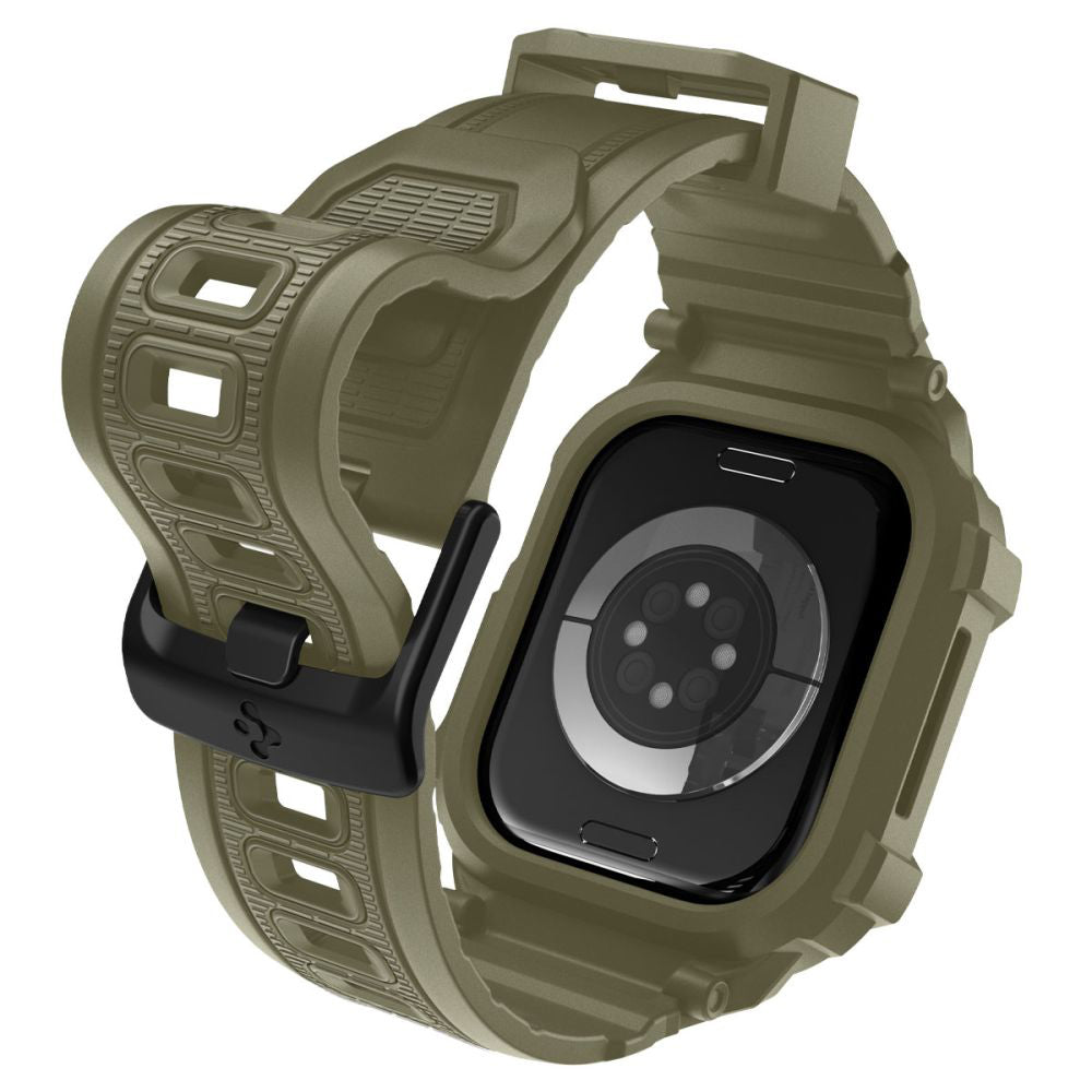 Spigen - Rugged Armor Pro V2 (ACS10507) - Apple Watch 10 46mm / Watch 11 46mm - Vintage Khaki