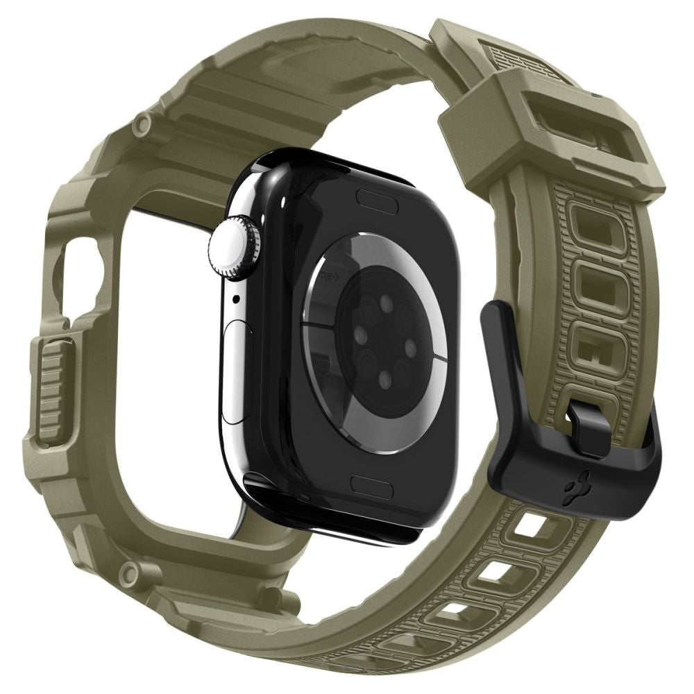 Spigen - Rugged Armor Pro V2 (ACS10507) - Apple Watch 10 46mm / Watch 11 46mm - Vintage Khaki