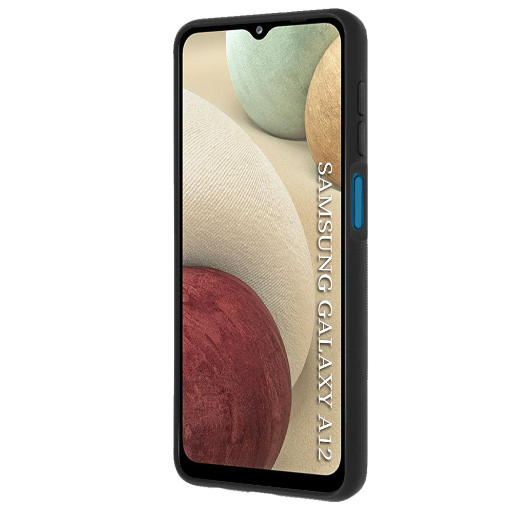 Techsuit - Glinth - Samsung Galaxy A12 / A12 Nacho - Black