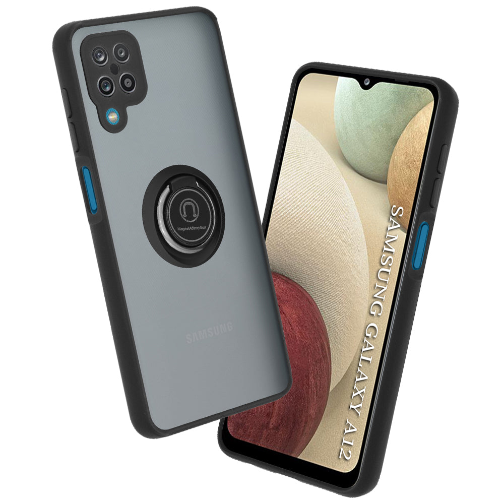 Techsuit - Glinth - Samsung Galaxy A12 / A12 Nacho - Black
