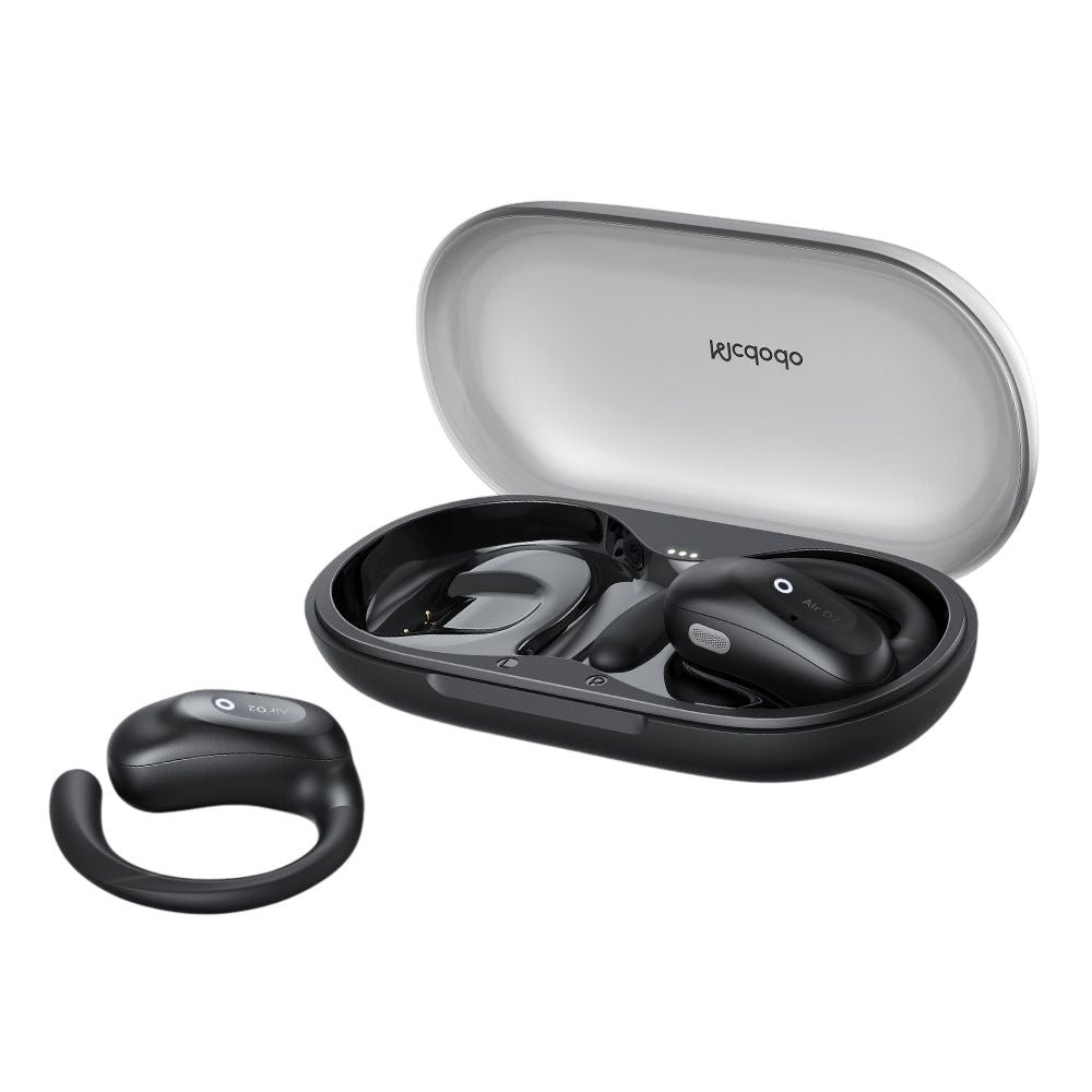 Mcdodo - OWS Wireless Earbuds Air O2 Series (HP-8050) - Open-Ear, Bluetooth V5.4, Ergonomic Design - Black