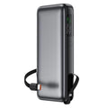 Acefast - Power Bank (M22-20000) - with Cable, Type-C, 20000mAh, 74Wh, PD130W, Two-Way Fast Charging, LED Display - Blac