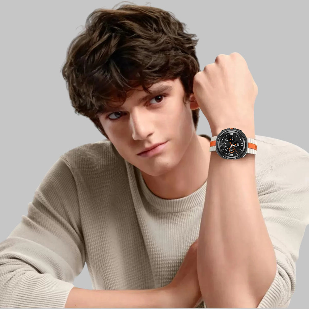 Techsuit - Watchband (W078) - Samsung Galaxy Watch8 40mm/Watch8 44mm/Watch8 Classic - Midnight Emerald