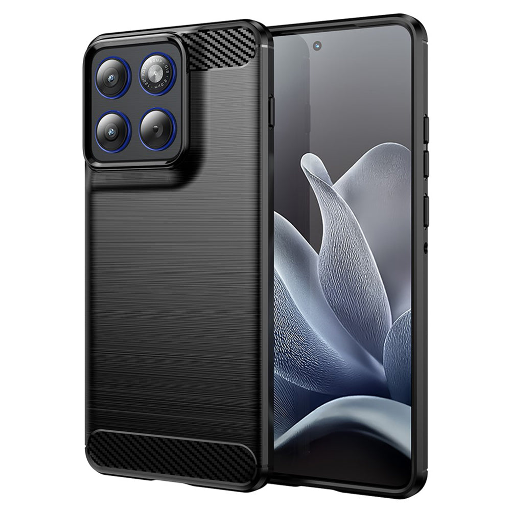 Techsuit - Carbon Silicone - Motorola Edge 70 - Black