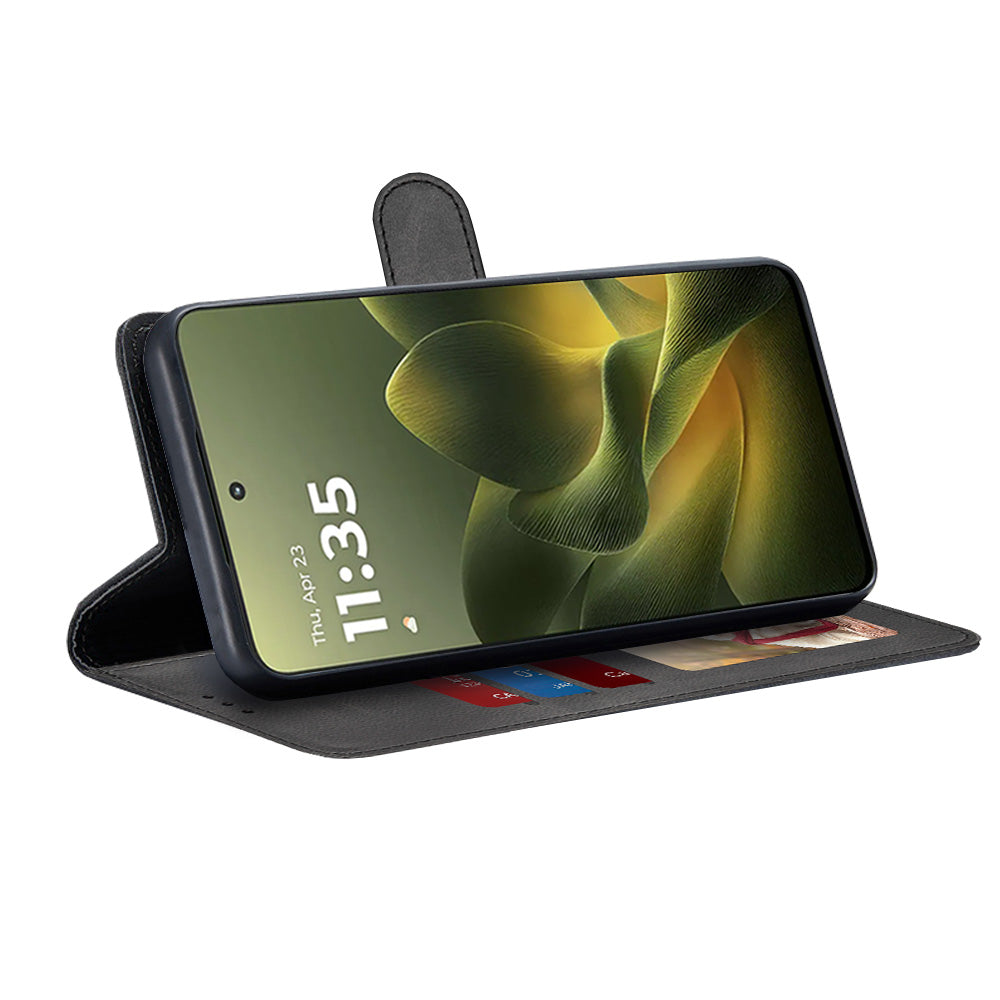 TechSuit Husa de protectie Techsuit Diary Book compatibil cu Motorola Edge 70, Negru – imagine 2