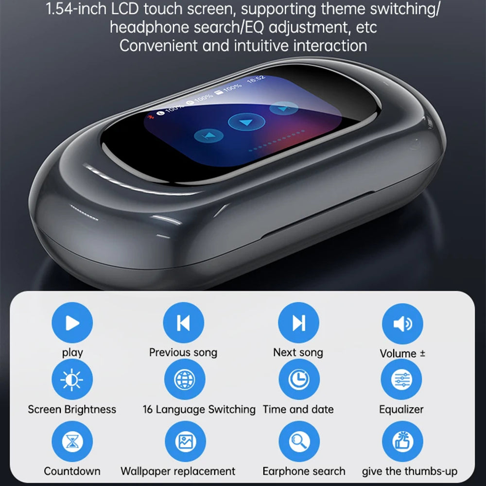 Casti Wireless Yesido (YSP26), Bluetooth V5.4, 500mAh, Negru