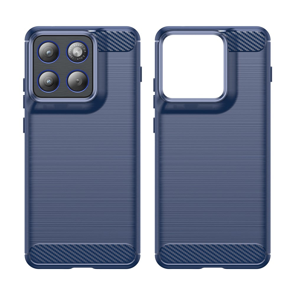 Techsuit - Carbon Silicone - Motorola Edge 70 - Blue
