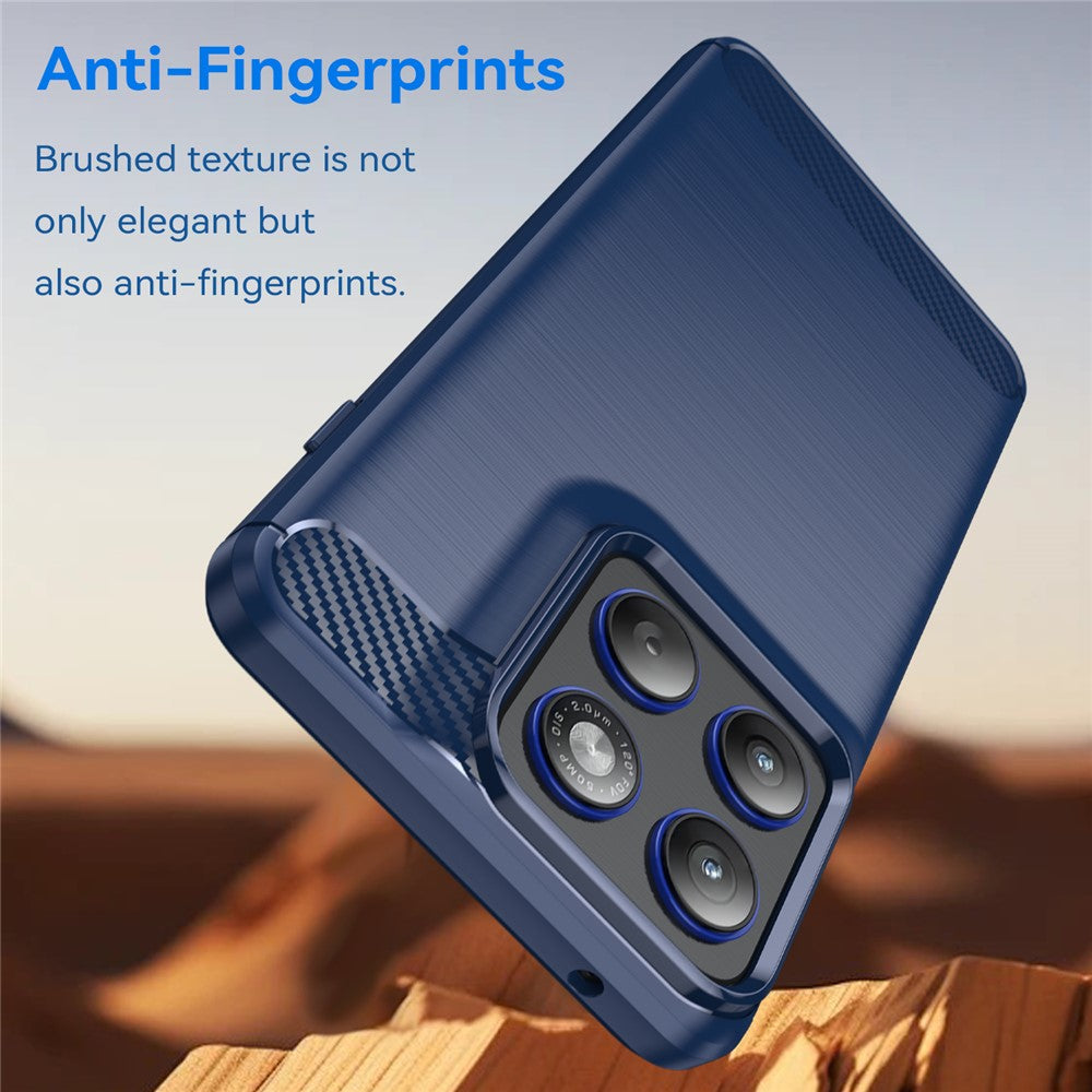 Techsuit - Carbon Silicone - Motorola Edge 70 - Blue