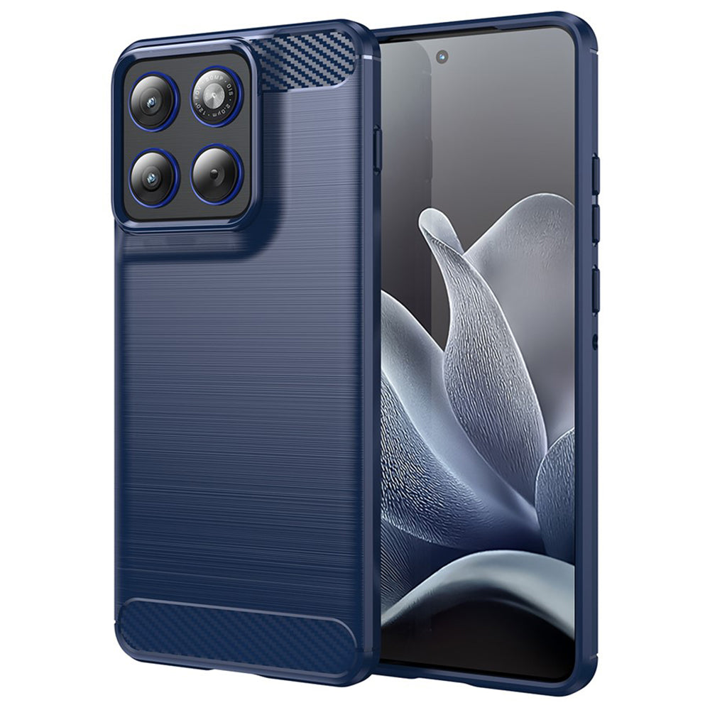 Techsuit - Carbon Silicone - Motorola Edge 70 - Blue